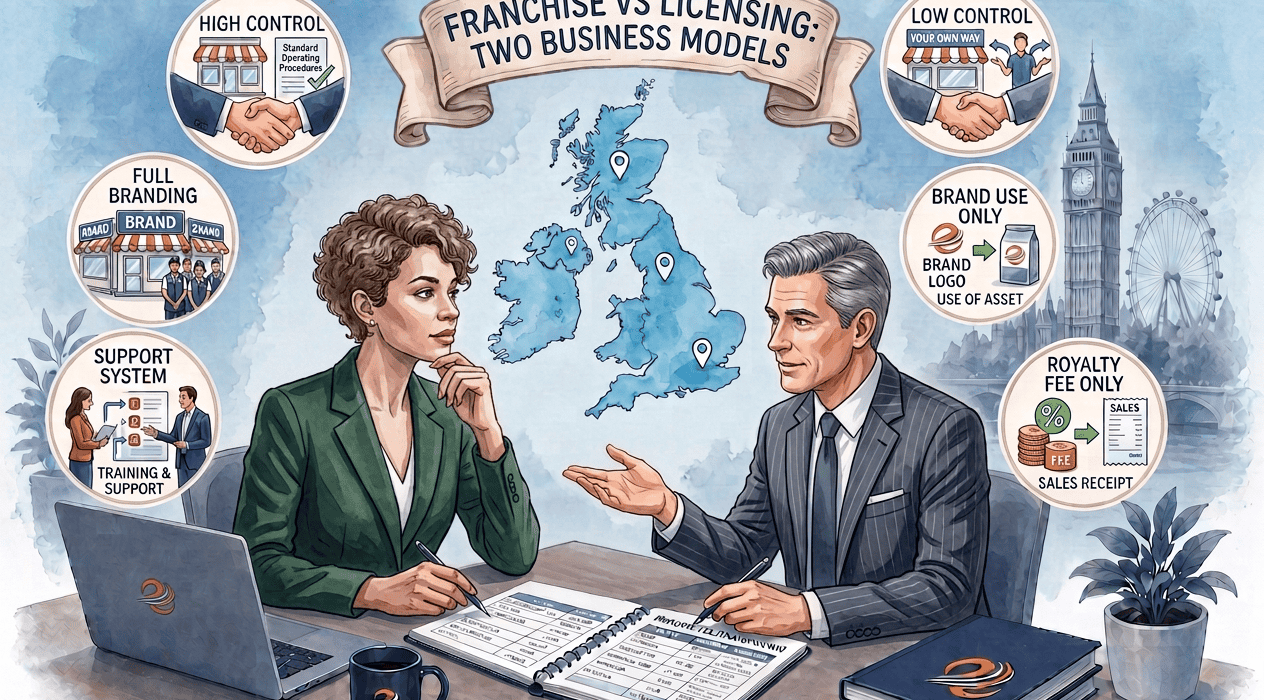 Franchise or Licence Your Business? How to Choose Without Guessing